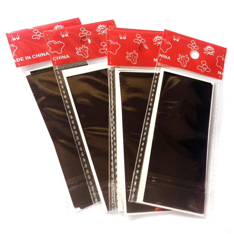 

New 13 Pcs Brown Color Glass Nails Foil Decoaration Popular 3D DIY Blingbling Nail Stickers Decal For Polish Care