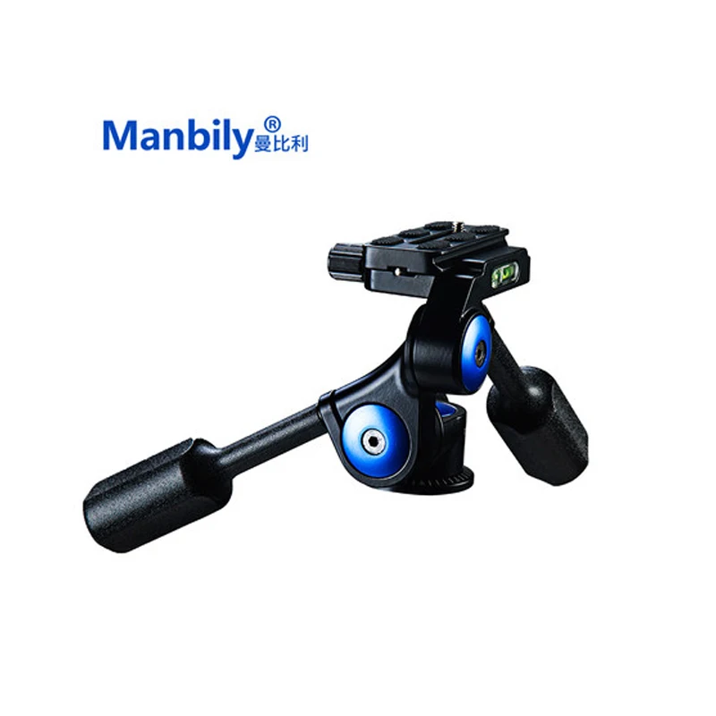Manbily VH 60 Two Handle Three dimensional Tripod Head Pan Heads For