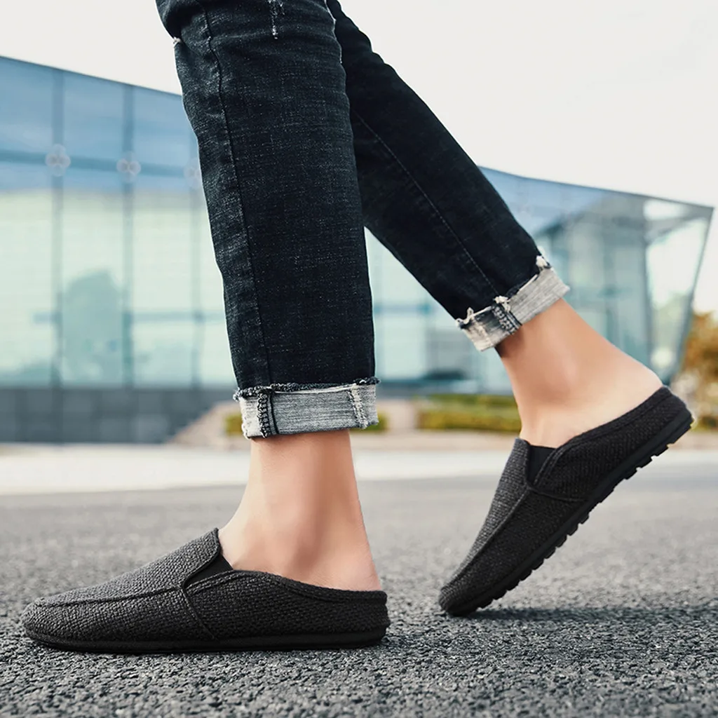 Men's Linen Breathable Peas Solid Color Driving Casual Shoes Lazy sport shoes men casual shoes men sneakers Men's Linen Breathable Peas Solid Color Driving Casual Shoes Lazy sport shoes men casual shoes men sneakers