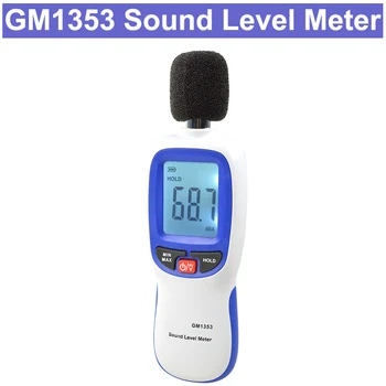 

GM1353 LCD Sound Level Meter Logger 30-130dB Noise Measurement Audio Level Meter Detector Digital Diagnostic tool