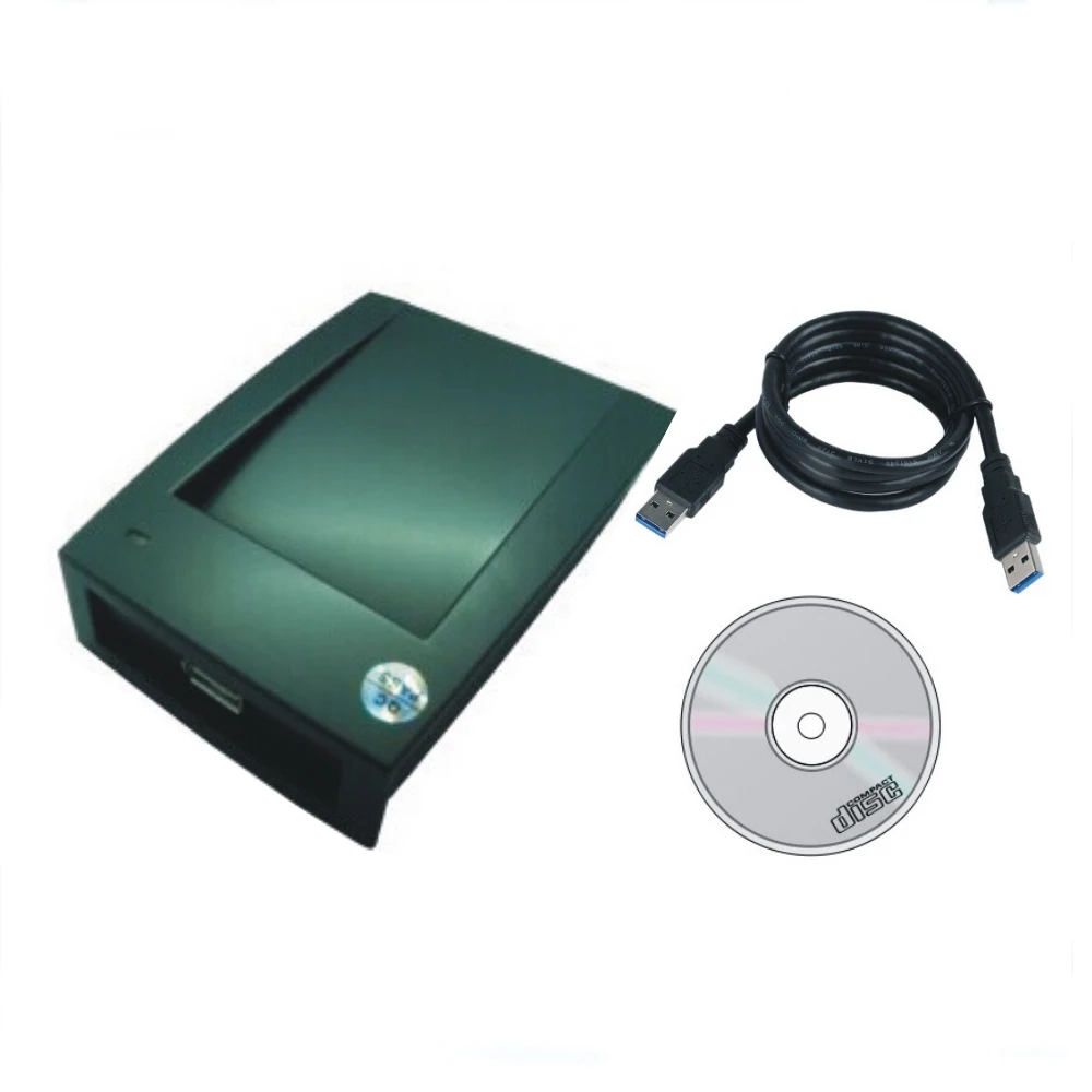 

China produces FDX-B 125KHZ T5577/T5557 read-write machine, USB port the English version of software+10p card
