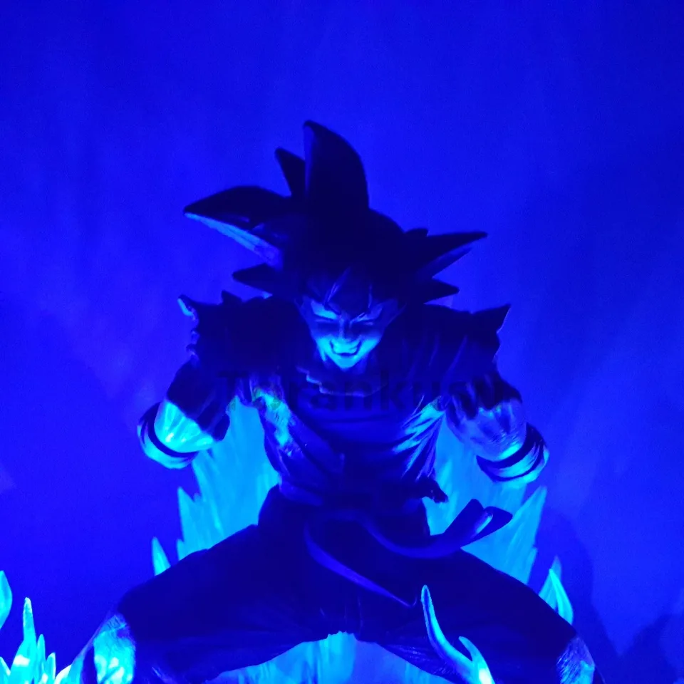 Dragon Ball Z Action Figuren Goku Super Saiyan Gott Blau Led Licht Anime Dragon Ball Super Sohn Goku Figur Dbz Spielzeug Action Spielfiguren Aliexpress