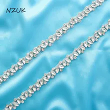 Бриллиантовый пояс, серебряные стразы, свадебный пояс, Кристальный пояс для невесты, свадебное платье Y135S