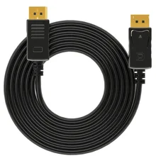 Displayport cabo 1.8 m macho para masculino displayport cabo adaptador de computador para tv conector de exibição porta hdtv projetor 4 k