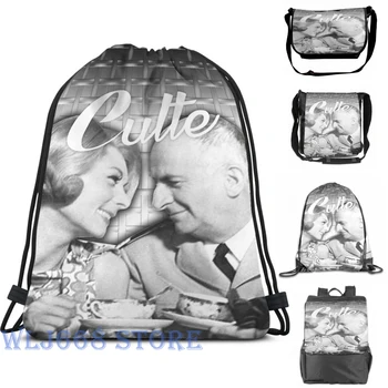 

Funny graphic print shoulder Bags women Worship Louis De Funes Claude Gensac Single shoulder backpack travel for men Gym Bag