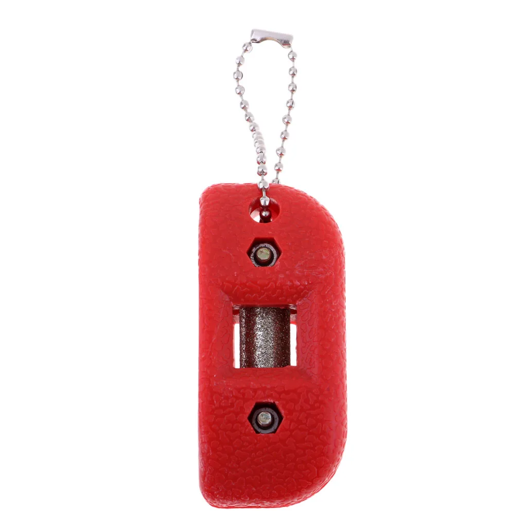 Sandstone Ice Hockey Shoe Skate Blade Sharpener with Storage Bag for Ice Hockey Skate Speed Skate Player Skate Accessories Tools
