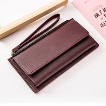 Fashion Long Women Wallets High Quality PU Leather Women's Purse Wallet Zipper Clutch Female Card Holder hasp Purses Coin Pocket цена Fashion Long Women Wallets High Quality PU Leather Women's Purse Wallet Zipper Clutch Female Card Holder hasp Purses Coin Pocket цены онлайн