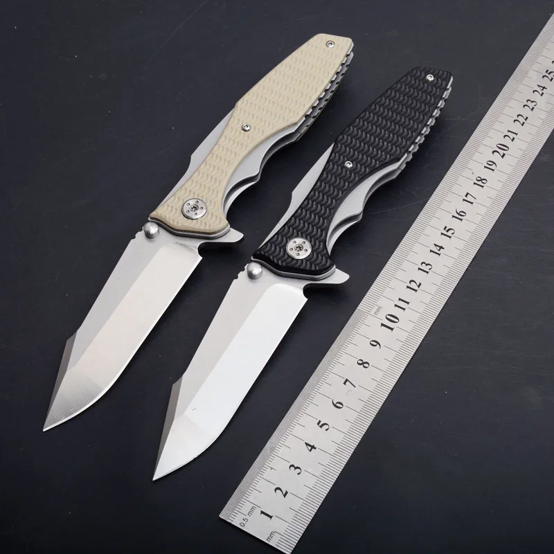 Складной нож с ручкой ZT0393 9cr14mov G10 шарикоподшипник флиппер для кемпинга охоты
