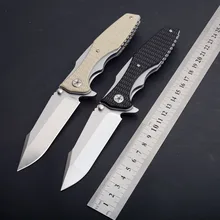 Складной нож с ручкой ZT0393 9cr14mov G10 шарикоподшипник флиппер для