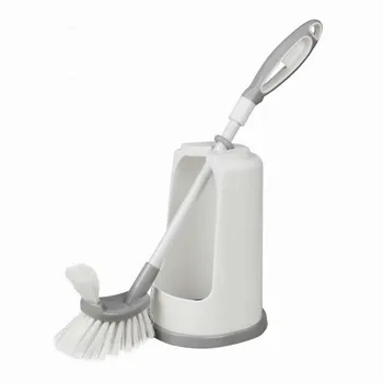 

Plastic handle toilet brush set toilet toilet brush toilet toilet brush two sets of dead end with base LO64304