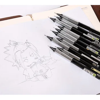 

stationery drawing pencil single HB ZD121 0.5mm automatic metal art sketch pencil drawing painting used 6pcs/lot