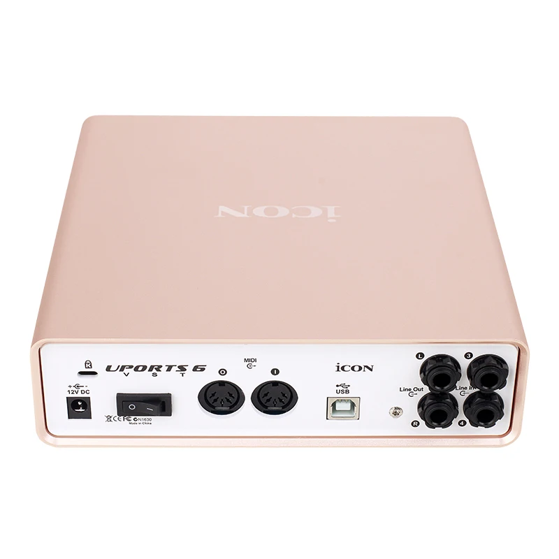 Оригинальная звуковая карта ICON Uports 6 VST 24-битная 96/192 кГц 6-дюймовый/6-выход