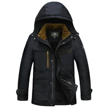 Большие размеры, M-5XL AFS JEEP, зимняя куртка, Мужская армейская парка, Мужская Толстая Теплая Флисовая парка, пальто, военная куртка, Мужская куртка с хлопковой подкладкой