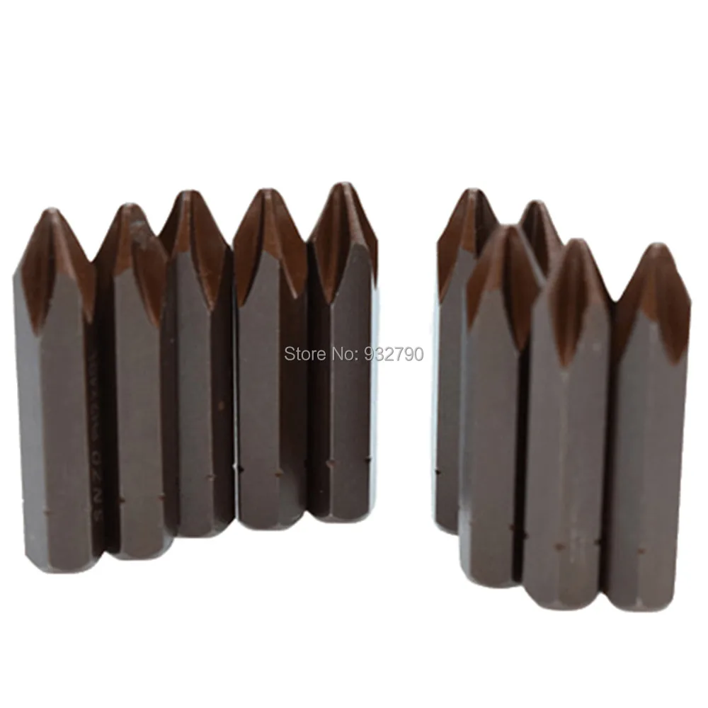 10pcs Impact Screw Driver Bit PH2 40mm Powered Drills Impact Drivers