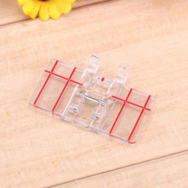 

Parallel Sewing Machine Plastic Presser Foot for Household Darning Accessories KM88