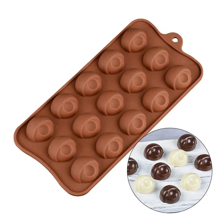 SILIKOLOVE шоколадные формы для украшения торта инструменты 3D конфеты клейкий силиконовая форма для десерта форма для выпечки DIY поднос для печенья для торта ремесло - Цвет: 21x10.4x2 CM