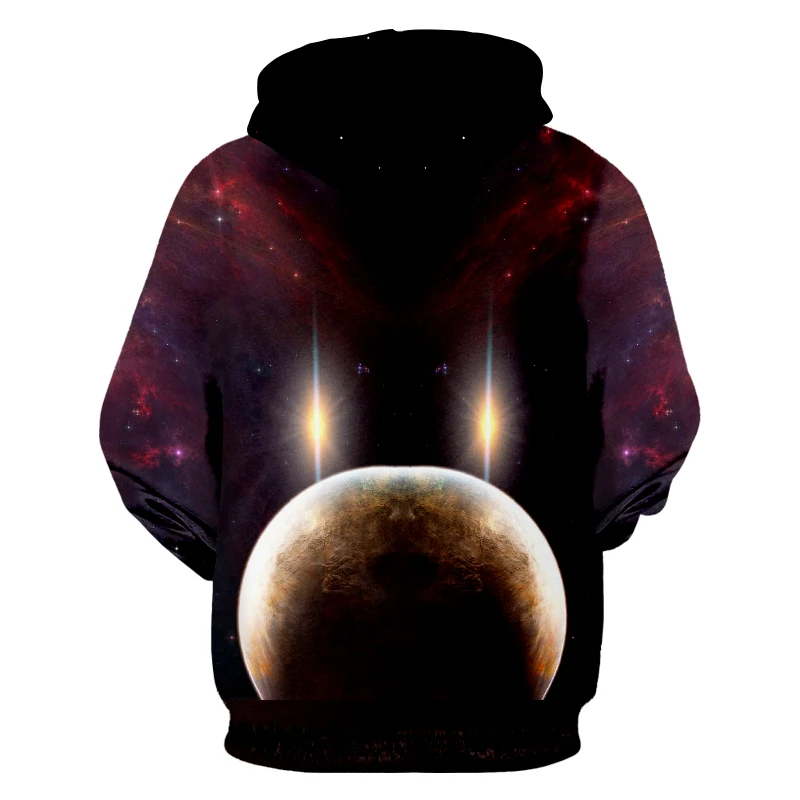 OGKB Новый 3D Galaxy пространство печатных Zip Up толстовки с капюшоном для