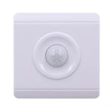 Интеллектуальный датчик человеческого тела 86 Тип светодиодный светильник коридор светочувствительная Регулируемая задержка 220 В инфракрасный датчик