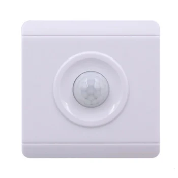

Intelligent human body sensor switch 86 type LED lamp corridor photosensitive delay adjustable 220V infrared sensor