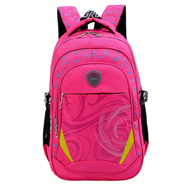 BAIJIAWEI, детские школьные сумки для девочек и мальчиков, детский рюкзак для начальной школы, рюкзаки Mochila Infantil, школьная сумка на молнии - Цвет: BP55300RO