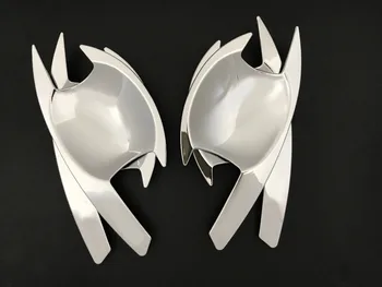 

For Mitsubishi L200 triton accessories chrome door handle inserts bowls trim fit l200 triton 16-17 car styling l200 plate part