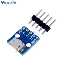 CJMCU – carte Micro USB adaptateur d'alimentation 5V, Module d'interface de commutateur de dérivation pour Arduino 5 pièces