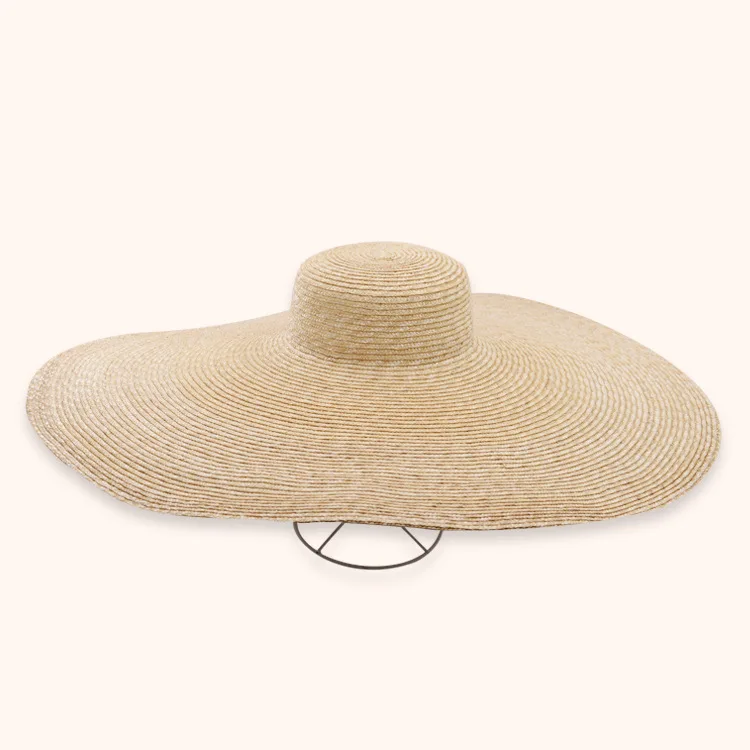 01809-hai-7124b الصيف صورت نموذج 25 cm الرياح حافة تظهر المنصة الترفيه الشاطئ سيدة كاب النساء عطلة قبعة الشمس