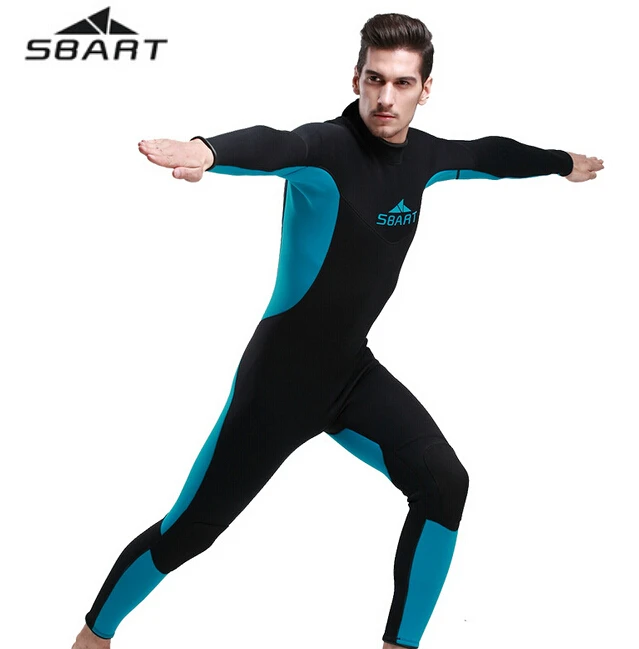 

SBART 3MM Men's Wetsuit Scuba Diving Suit Neoprene Wetsuit Fishing Surfing Wetsuits Dive Surf Wet Suits Full Body Swimwear