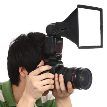 

15*17cm Universal Mini Portable Softbox Diffuser for Flash Speedlite Speedlight for Sony for Nikon