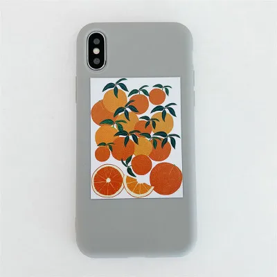 

Ins style illustration mobile phone shell matte TPU couple soft case XR for iPhone6s plus/XR/8