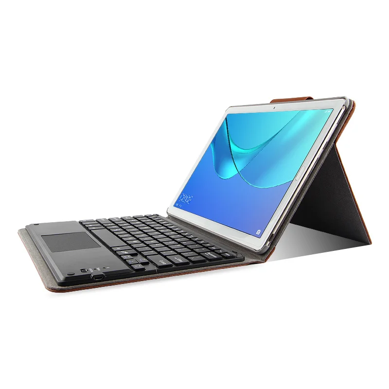 Case For Huawei MediaPad M5 10 10.8inch Protectiv Cover Bluetooth keyboard Protector PU Leather Med