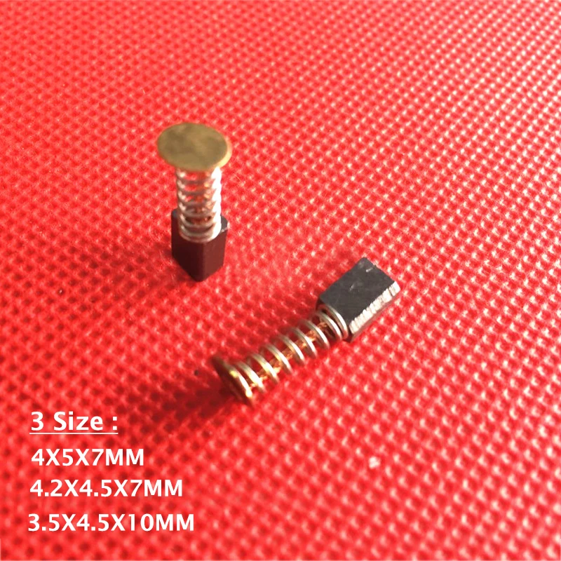 10PCS LOT Replacement 4X5X7mm 4 2X4 5X7mm 3 5X4 5X10mm Carbon