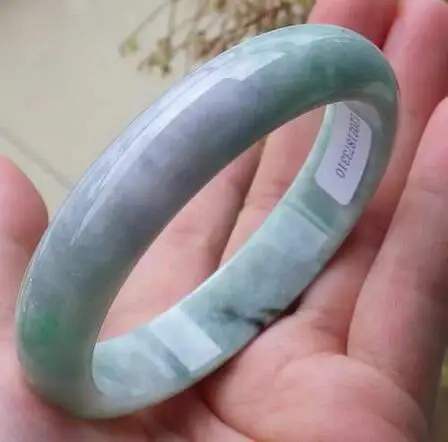 

free shipping Certified Green Lavendedr Natural A JADE Jadeite Bangle Bracelet