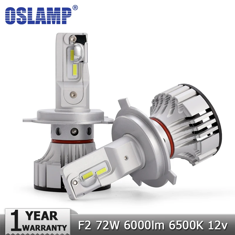 Oslamp 72 W фары для 6000LM H4 H7 H11 9005 9006 Автомобильные светодиодные лампы передних фар