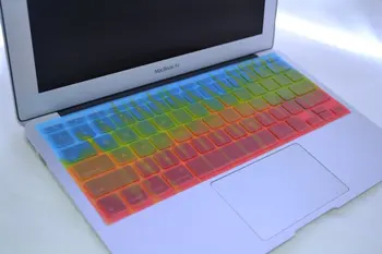 

2016 new cool Psychedelic rainbow Silicone Laptop keyboard Skin Protector Cover Guard for Apple Macbook Pro Air Retina 13/15