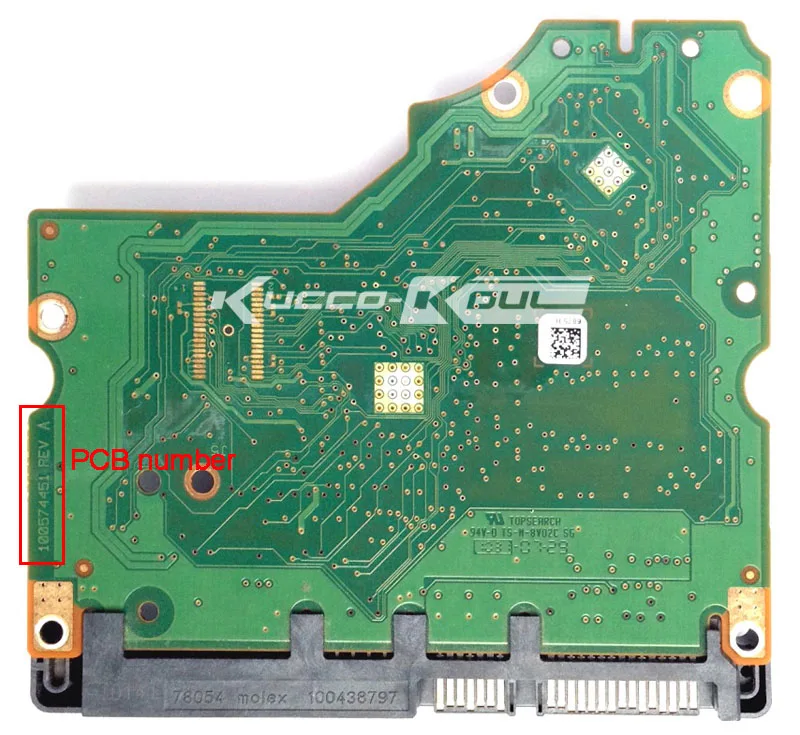 Запчасти для жестких дисков PCB Логическая плата печатная 100574451 Seagate 3 5 SATA hdd