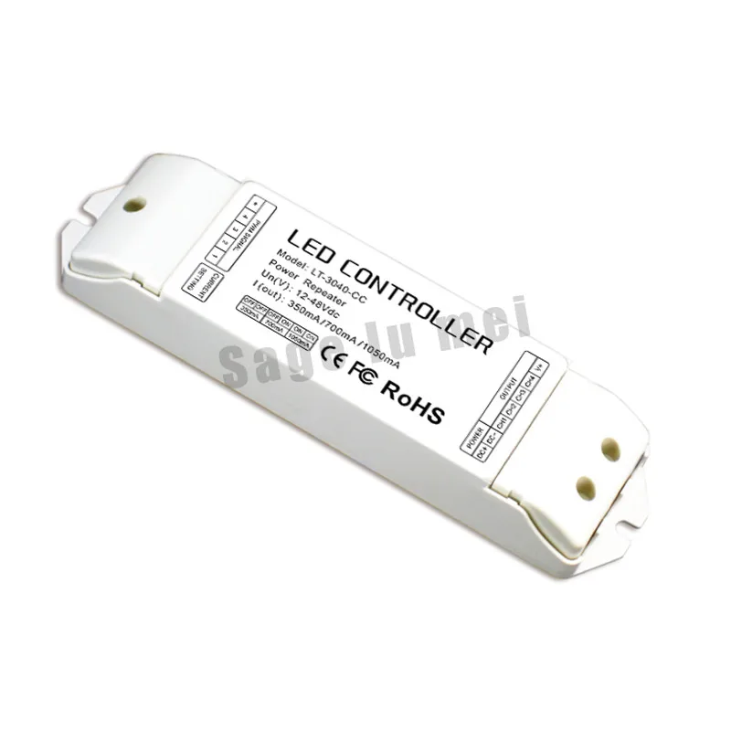 

LT-3040-CC;CC constant current LED Power Repeater Controller ;DC12V-48V input;CC 350/700/1050mA 4CH output for led lamps lights
