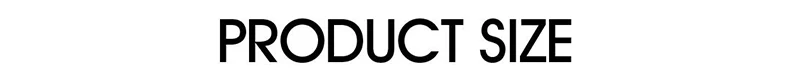 product size 
