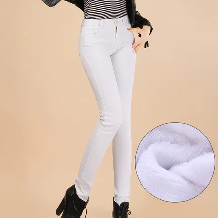 winter white velvet jeans