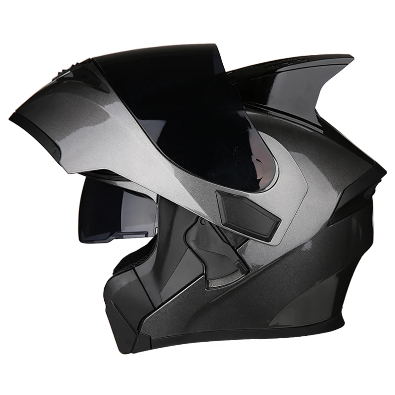 AIS 805 Motorcycle Helmets Flip up Dual Visors Full Racing Helmet