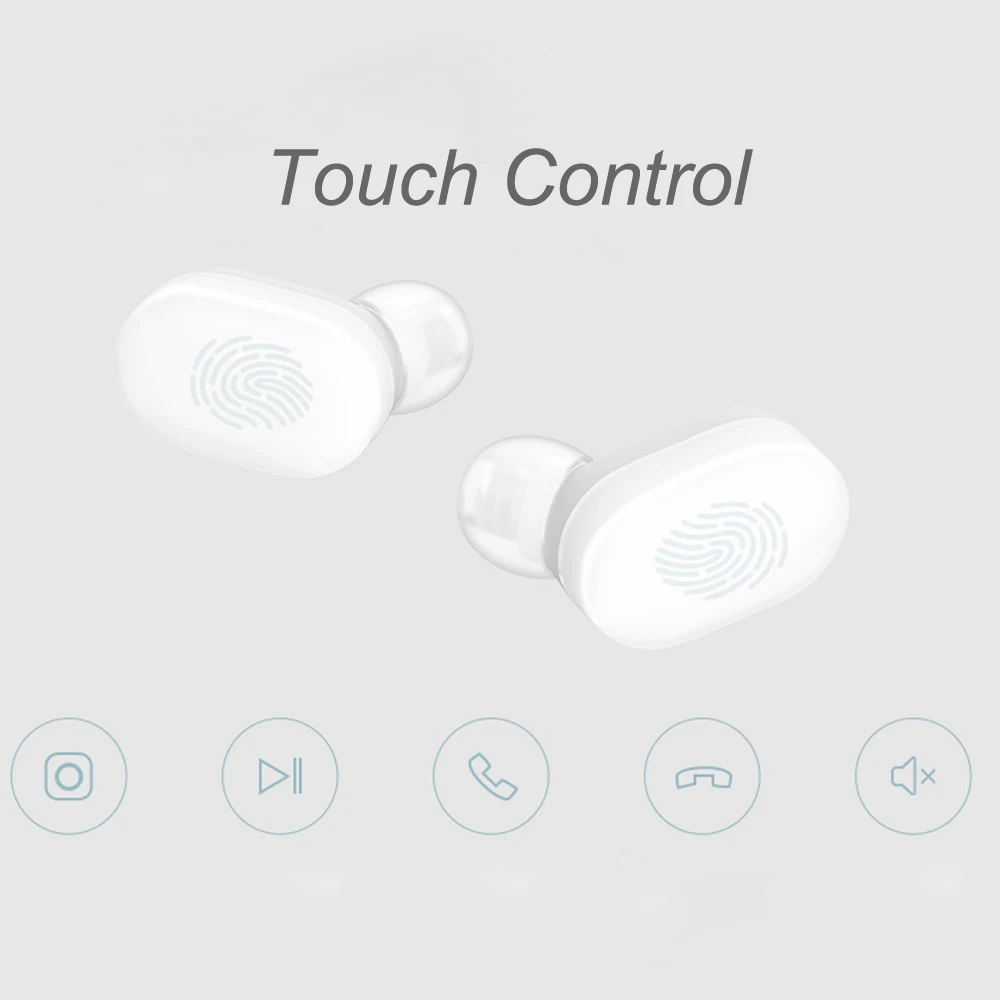 Bluetooth наушники Xiaom MIjia TWS AirDots молодежная версия стереонаушники с басами BT 5 0