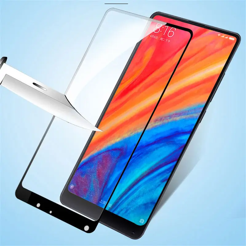 Для закаленного стекла Xiaomi Mi Mix 2s Защита экрана для стекло Xiomi 2 S полное покрытие