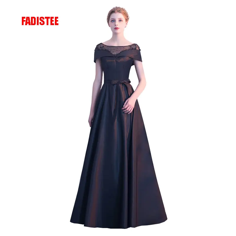 

FADISTEE New arrival elegant party dress evening dresses Vestido de Festa gown beading short sleeves Robe De Soiree prom dress