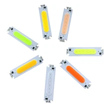 20 шт. 1 Вт COB светодиодный чип модуль DC12VUlter яркий водонепроницаемый SMD COB модуль для вывески рекламы подсветка белый теплый белый