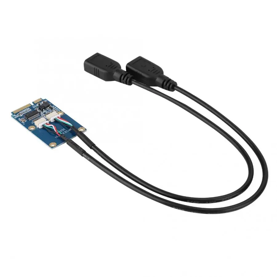 Мини PCI-E к USB2.0 конвертер удлинитель карты материнская плата для ноутбуков расширения адаптер карты Плата расширения
