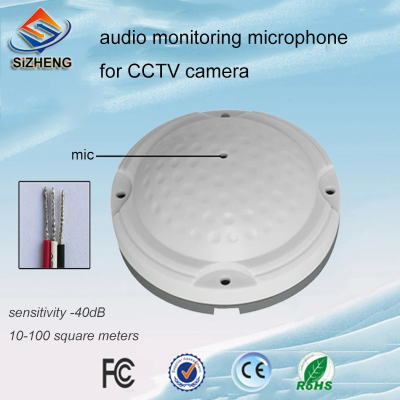 

SIZHENG COTT-QD25 Hi-Fi CCTV audio microphone voice pick up device video surveillance for security solutions