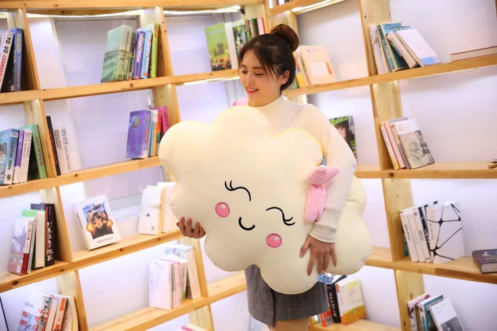 Almofada de Pelúcia Recheado de Brinquedos de Pelúcia para as Crianças do Bebê Presente da Menina Gigante Novo Estilo Kawaii Nuvem Travesseiro Macio Crianças 17 Gigante Novo Estilo Kawaii Nuvem Nuvem Almofada