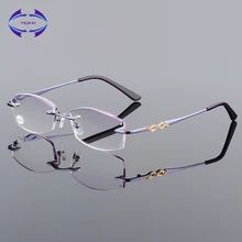 Высокое качество, Алмазная огранка, очки для чтения, женские очки без оправы, очки для дальнозоркости, дальнозоркости, очки для дальнозоркости