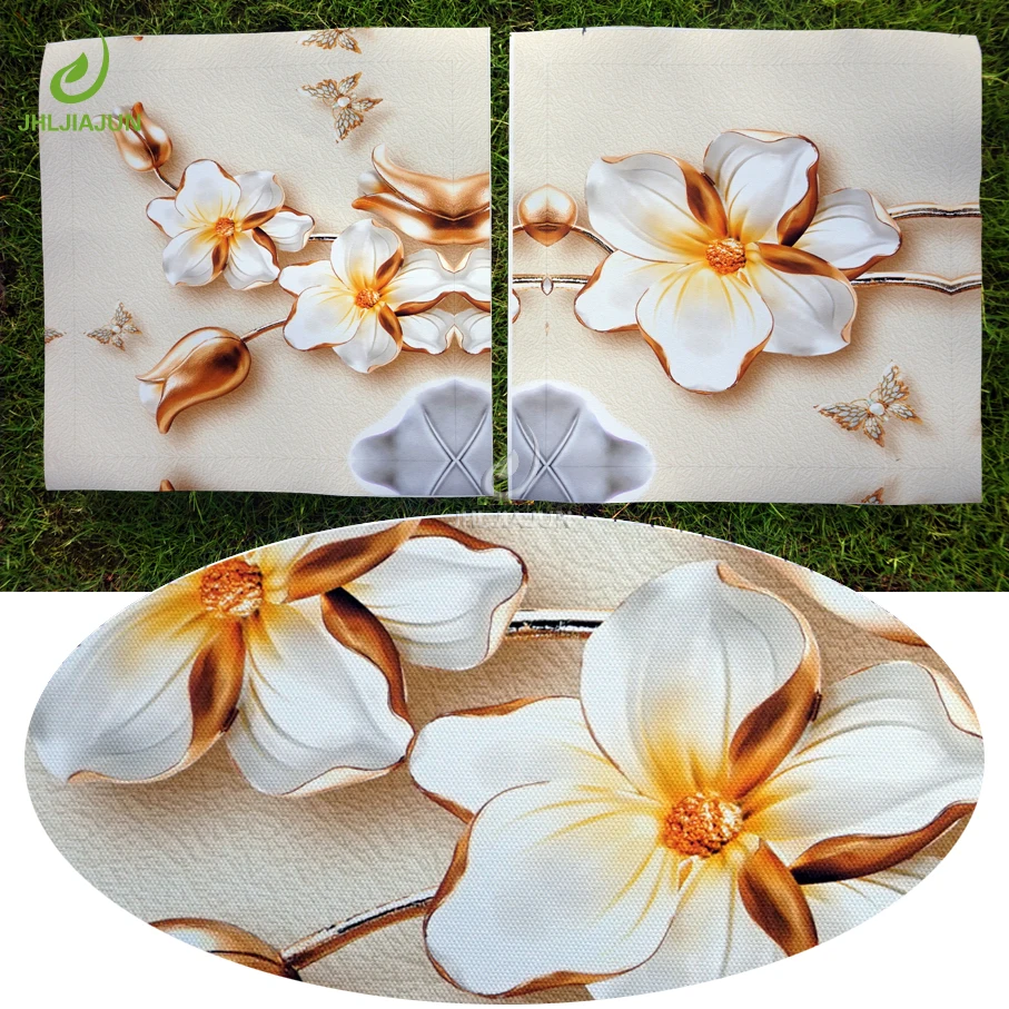 Art Painting Wall Pictures For Living Room 3D Lotus Flower Home Decoration Modular Pictures For Kitchen Art Canvas Print Poster