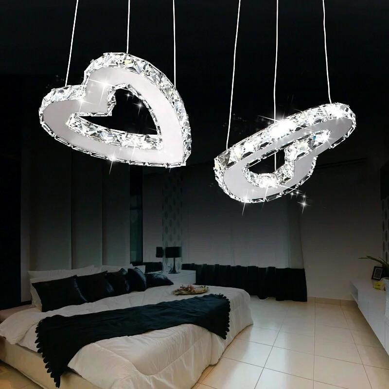 

Children toy modern LED love heart pendant lamp and soul of the creative personality of the dining room crystal pendant SJ5144